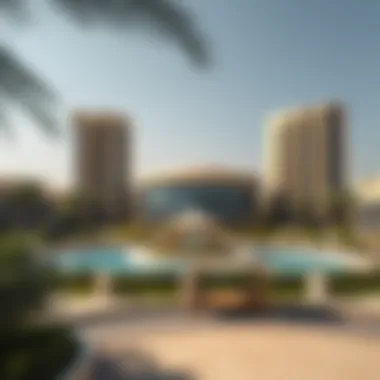 Prime Location of Alaya Dubai Scenic view surrounding Alaya Dubai emphasizing its prime location.