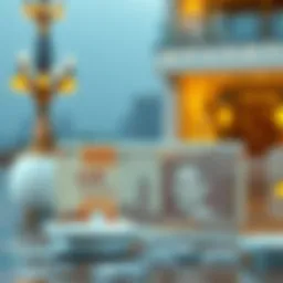 A representation of the Indian Rupee alongside the UAE Dirham