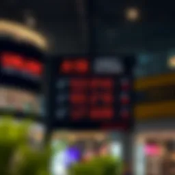 Currency exchange rates display