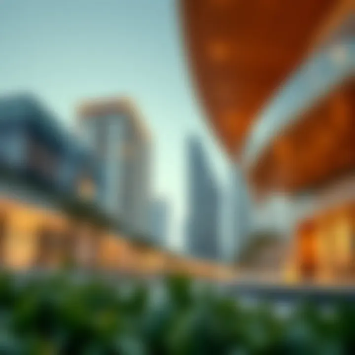 Modern architectural design in District One