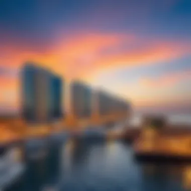 Stunning waterfront view of District One