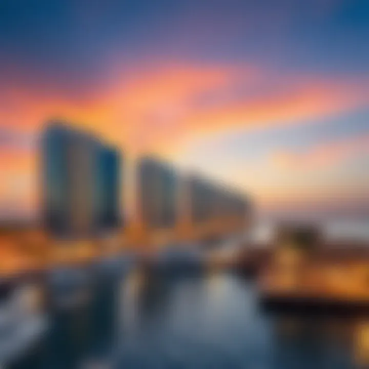 Stunning waterfront view of District One