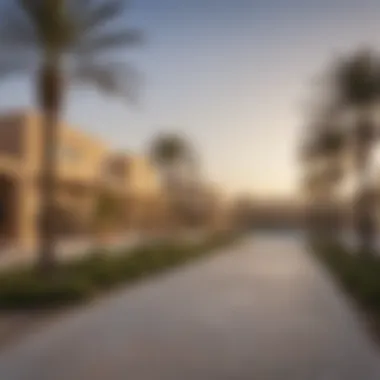 Community amenities surrounding Al Furjan Quortaj Villas including parks and leisure spaces