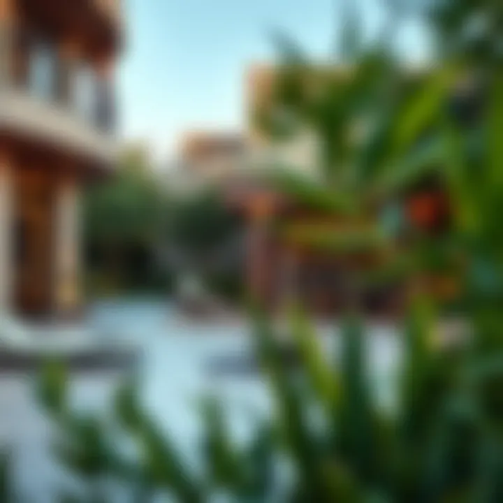 Outdoor living area in Arabella 2 Mudon