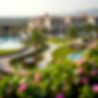 Community Amenities in Emirates Hills Community features including parks, lakes, and recreational areas in Emirates Hills