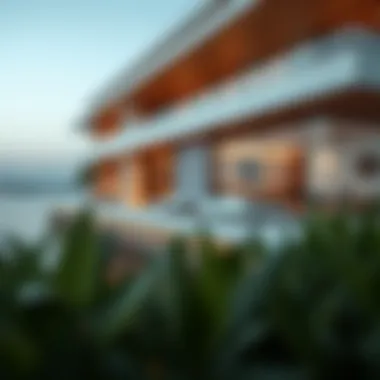 Sustainable features of a floating villa