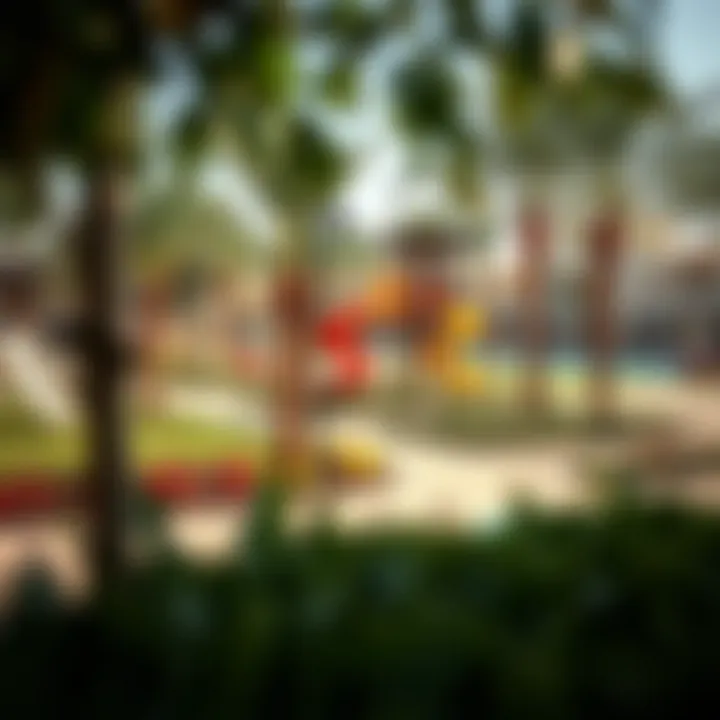 Community amenities in Jumeirah Park including parks and recreational facilities