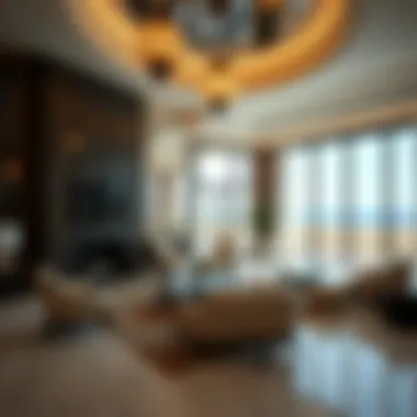 Lavish Interior of a Luxury Villa Elegant interior of a luxury villa highlighting lavish furnishings and decor