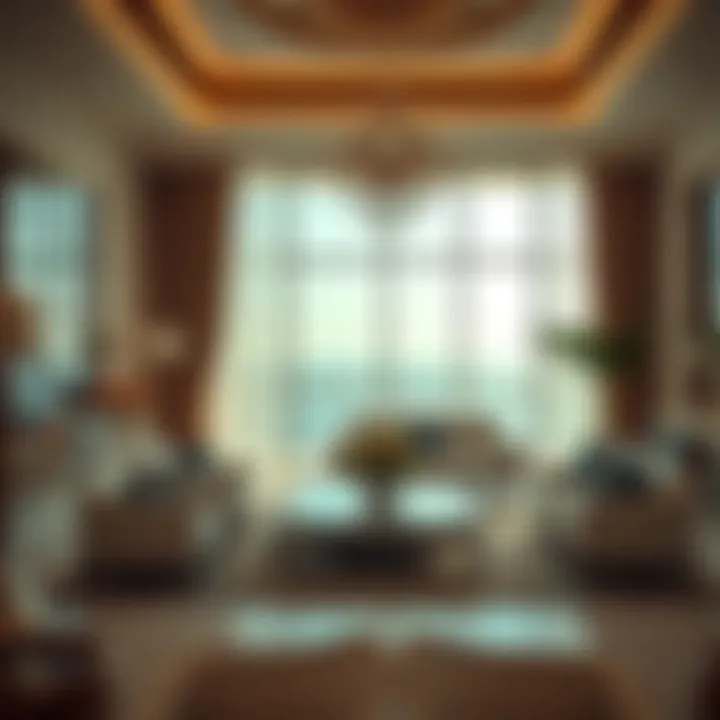 Lavish interior of a Dubai villa