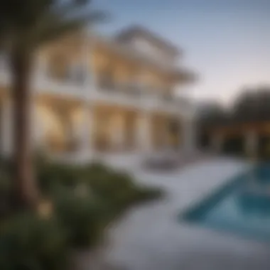 Stunning Luxury Villa Exterior in Meadows Elegant exterior of a luxury villa in Meadows