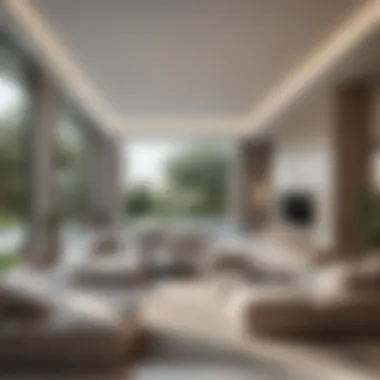 Contemporary Living Space in a Meadows Villa Spacious living room of a villa showcasing modern design