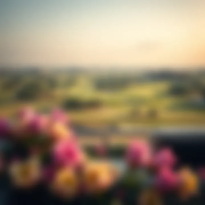 Stunning view of the Montgomerie Golf Course