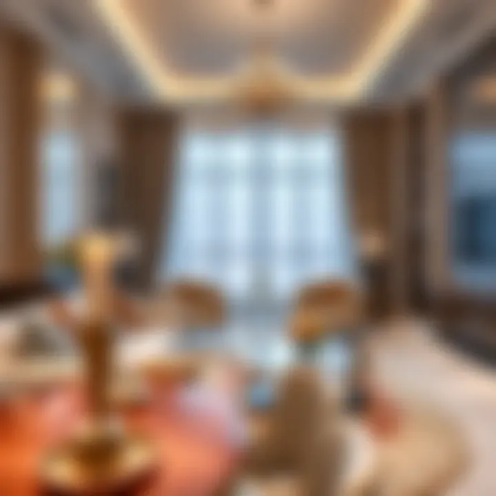 Luxurious interiors of a residential unit in Mudon Arabella