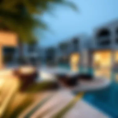 Exquisite Outdoor Lounge by Pool Exquisite outdoor lounge area beside private pool