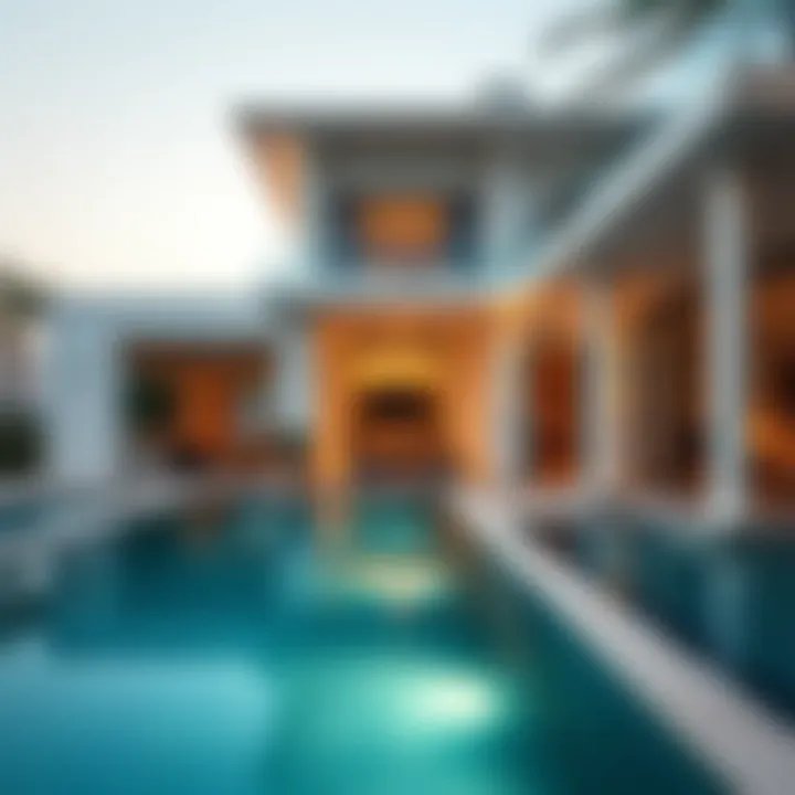 Stunning Villa Pool Design Stunning villa with an elegant pool design