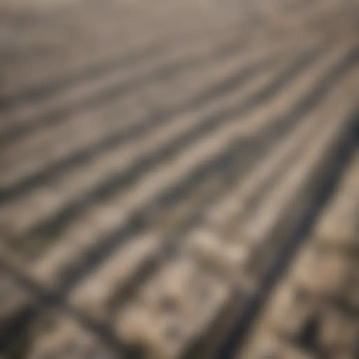 Aerial view of Dubai South highlighting its urban design