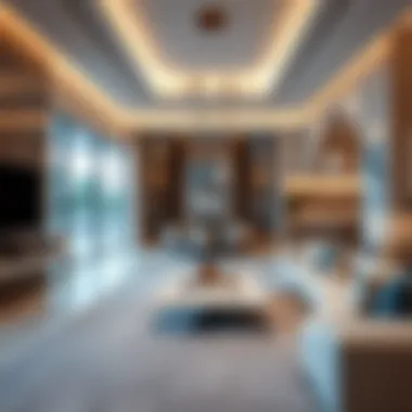 Elegant interior design highlighting lavish living spaces