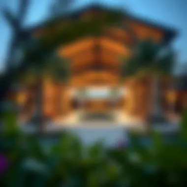 Community amenities including a clubhouse and recreational facilities for residents of Damac Hills 1.