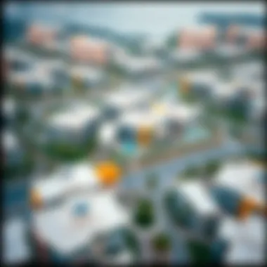 Aerial view of Mira Oasis community