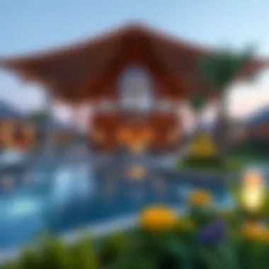 Luxurious community amenities in Mira Oasis