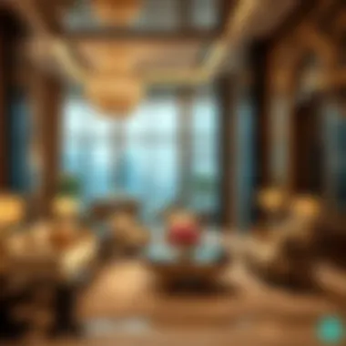 Interior design elements reflecting the opulence of DAMAC properties