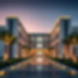 A breathtaking view of a DAMAC property showcasing luxury architecture