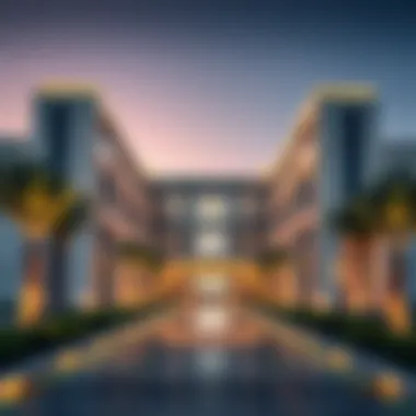 A breathtaking view of a DAMAC property showcasing luxury architecture