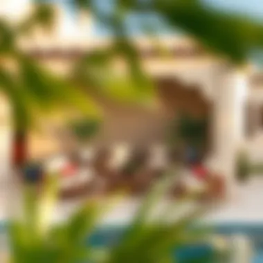 Relaxing outdoor space in Tilal Al Ghaf designed for leisure