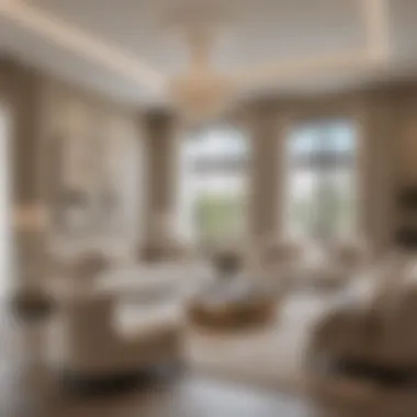 Elegance of Gardenia Villas' Interiors Luxurious interior design of a living room in a Gardenia Villa.