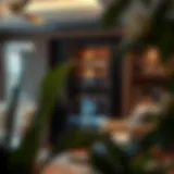 Luxurious safe in an elegantly designed home interior