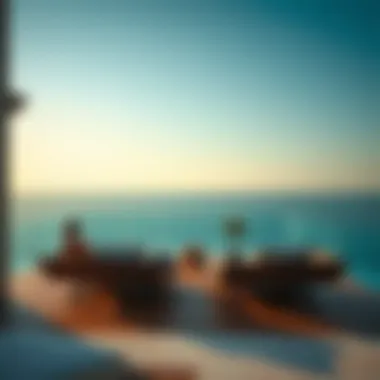 Breathtaking ocean view from a villa terrace