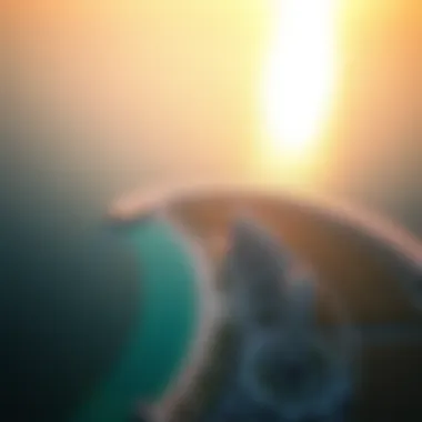 Aerial View of Palm Jumeirah Aerial view showcasing the unique crescent shape of Palm Jumeirah