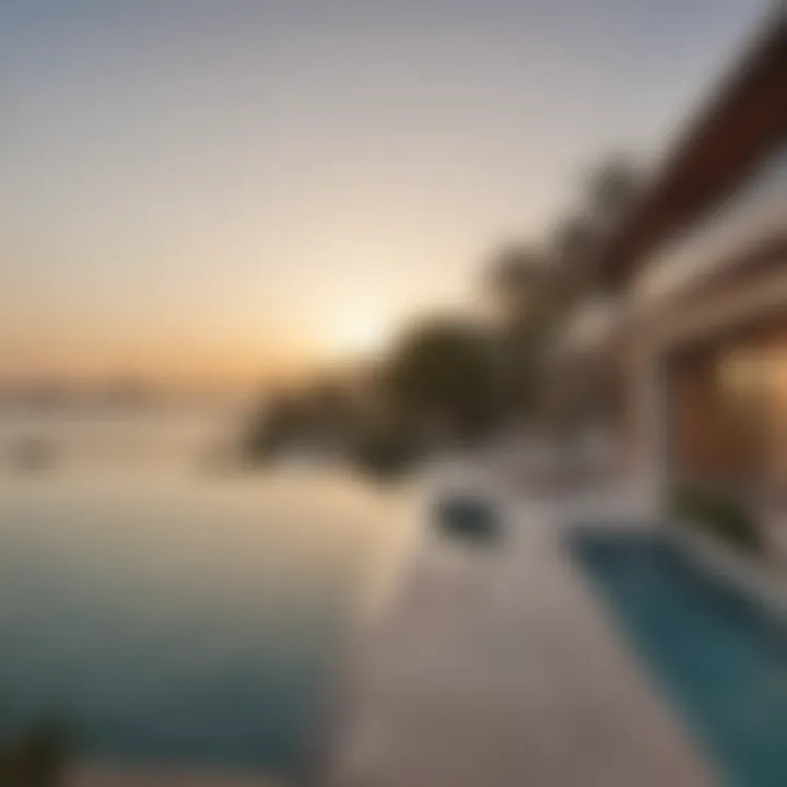 Scenic views from the Pearl Jumeirah villas