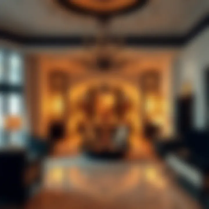 Luxurious interiors of a Portofino residence