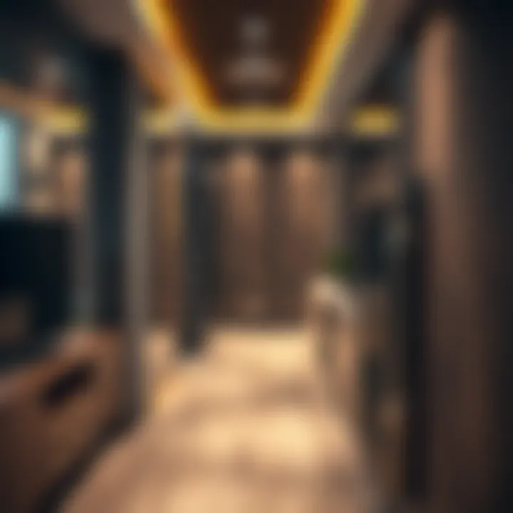 Safe installation in a modern luxury home