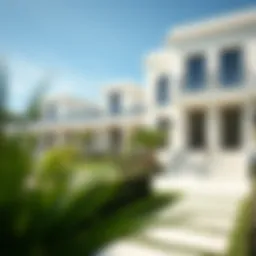 Luxurious Sur la Mer townhouse exterior showcasing elegant architectural design