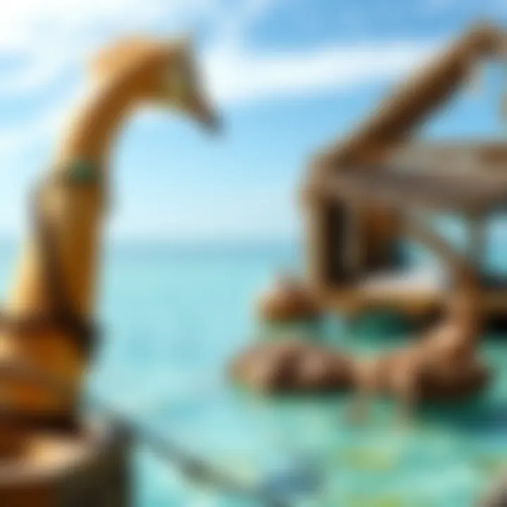 Local artisans crafting goods influenced by the lagoon's resources.