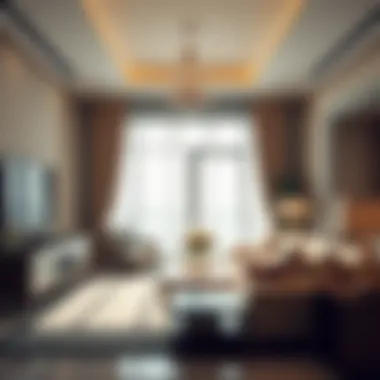 Elegant interior of a luxury property in Dubai