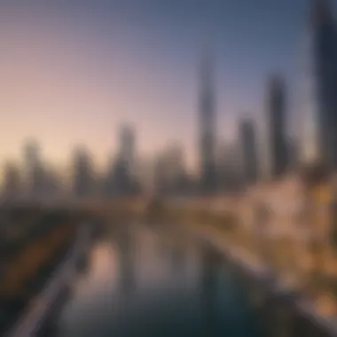 Dubai skyline showcasing luxury properties