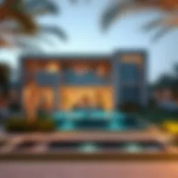 Modern villa showcasing innovative design