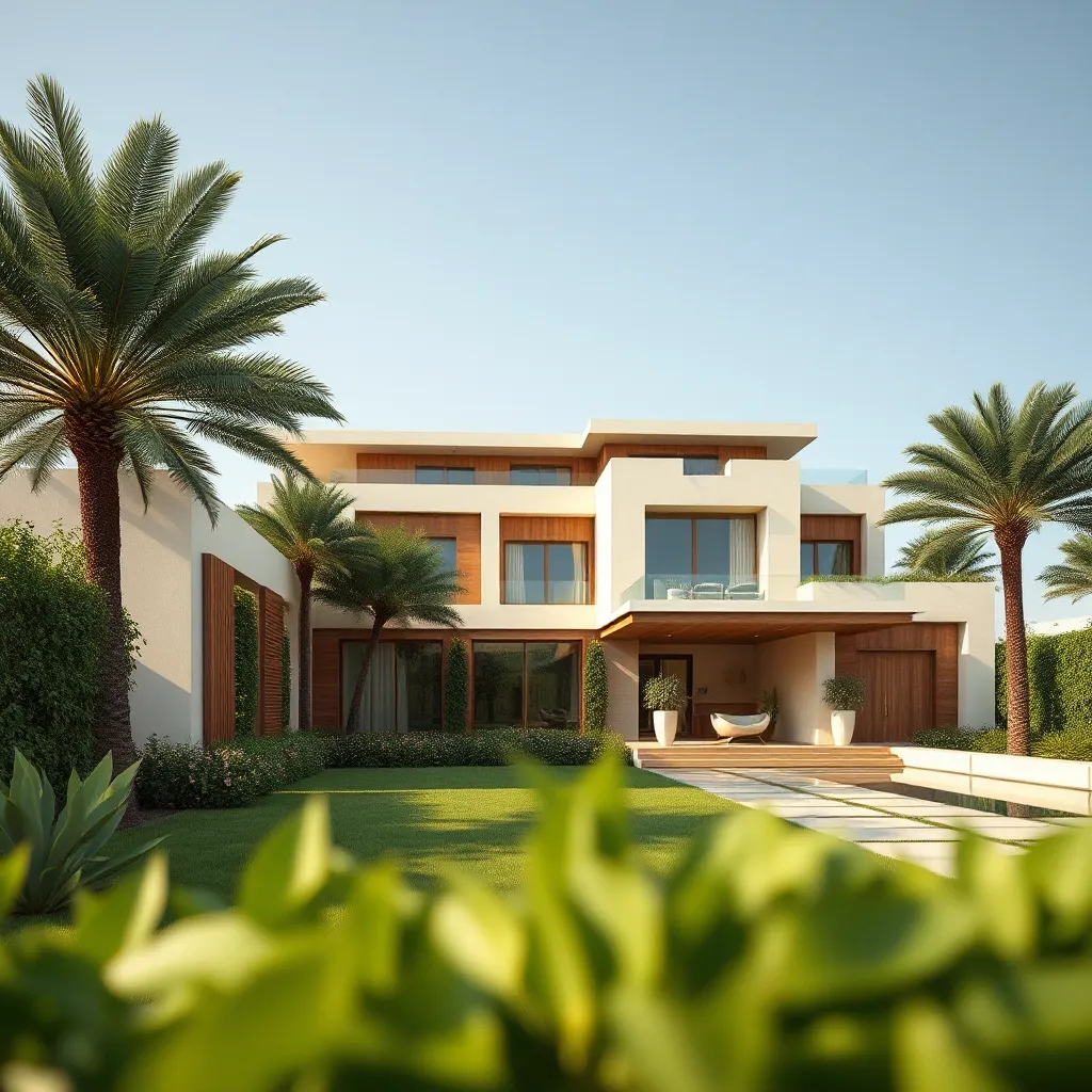 View of Sustainable Luxury: Green Community Villas in Dubai